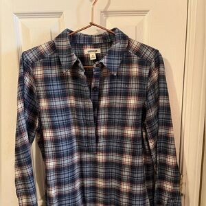 Good threads navy flannel